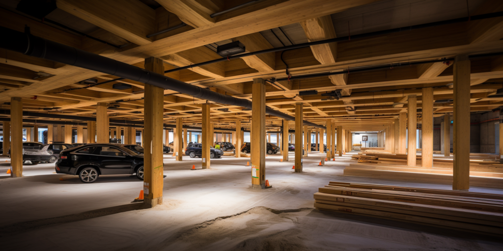 North America’s First Mass Timber Underground Parking Lot: A Game-Changer in Sustainable Construction